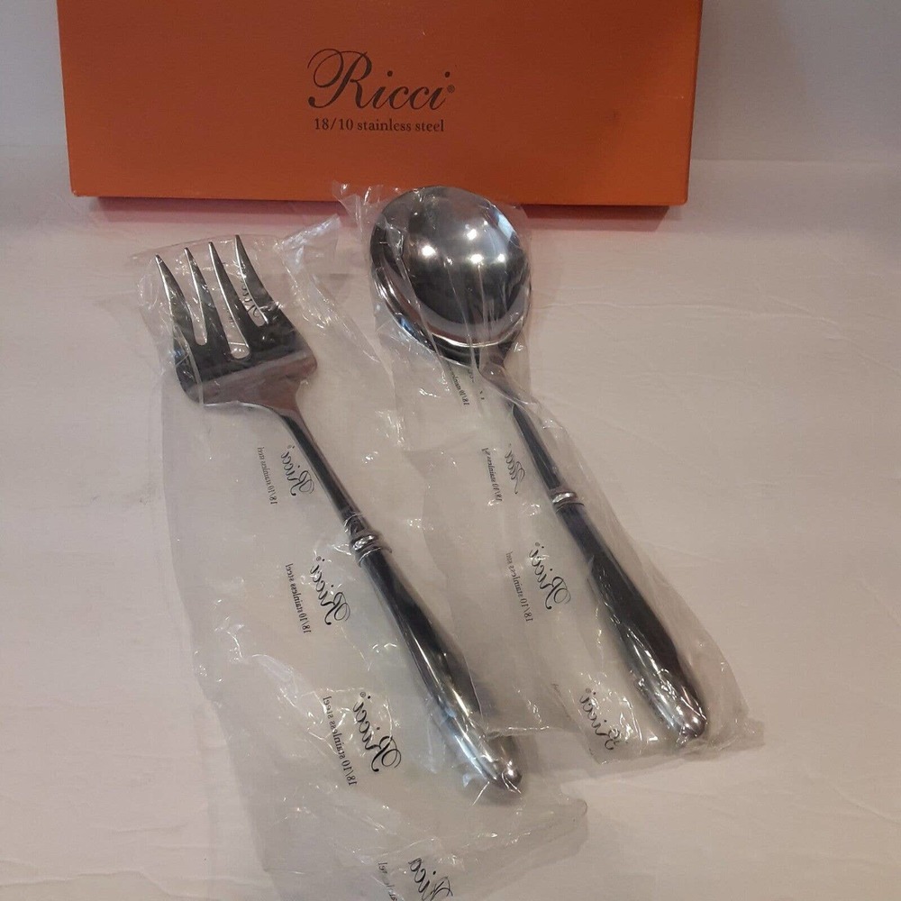 Ricci Large Spoon & Fork Serving Set New Holidays Special occasions